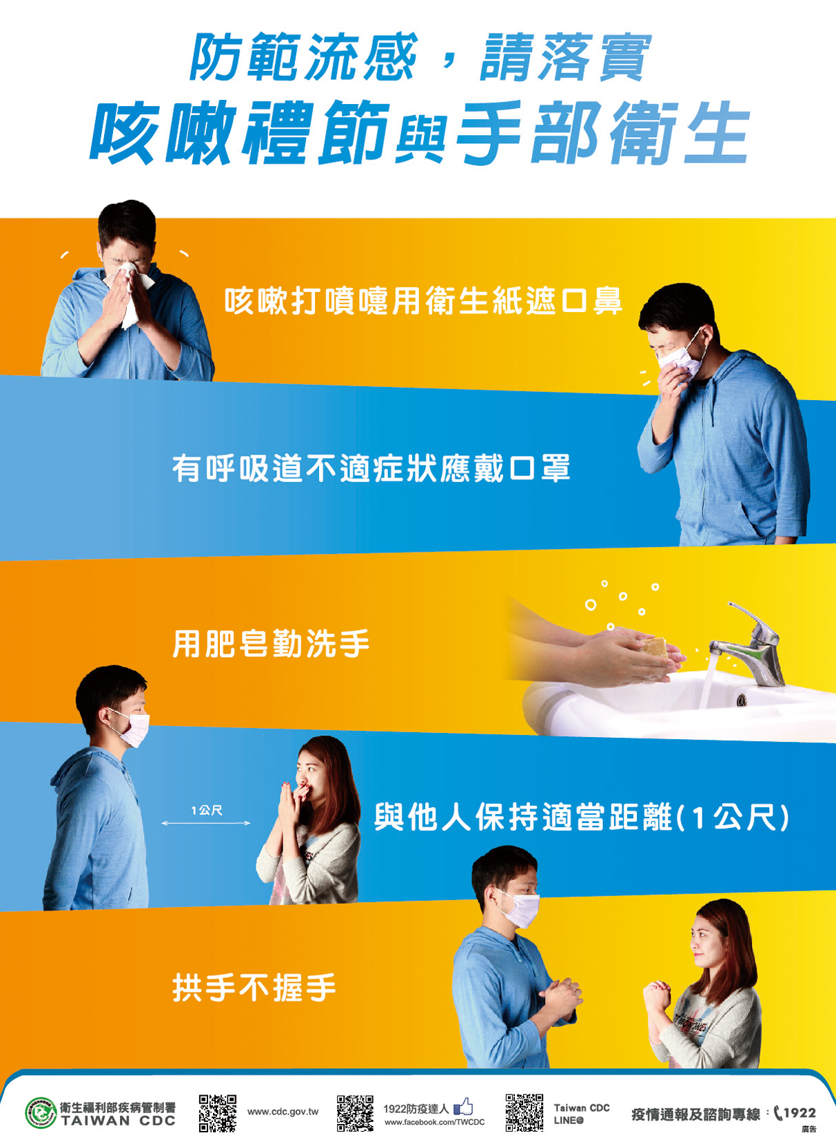 防範流感，請落實