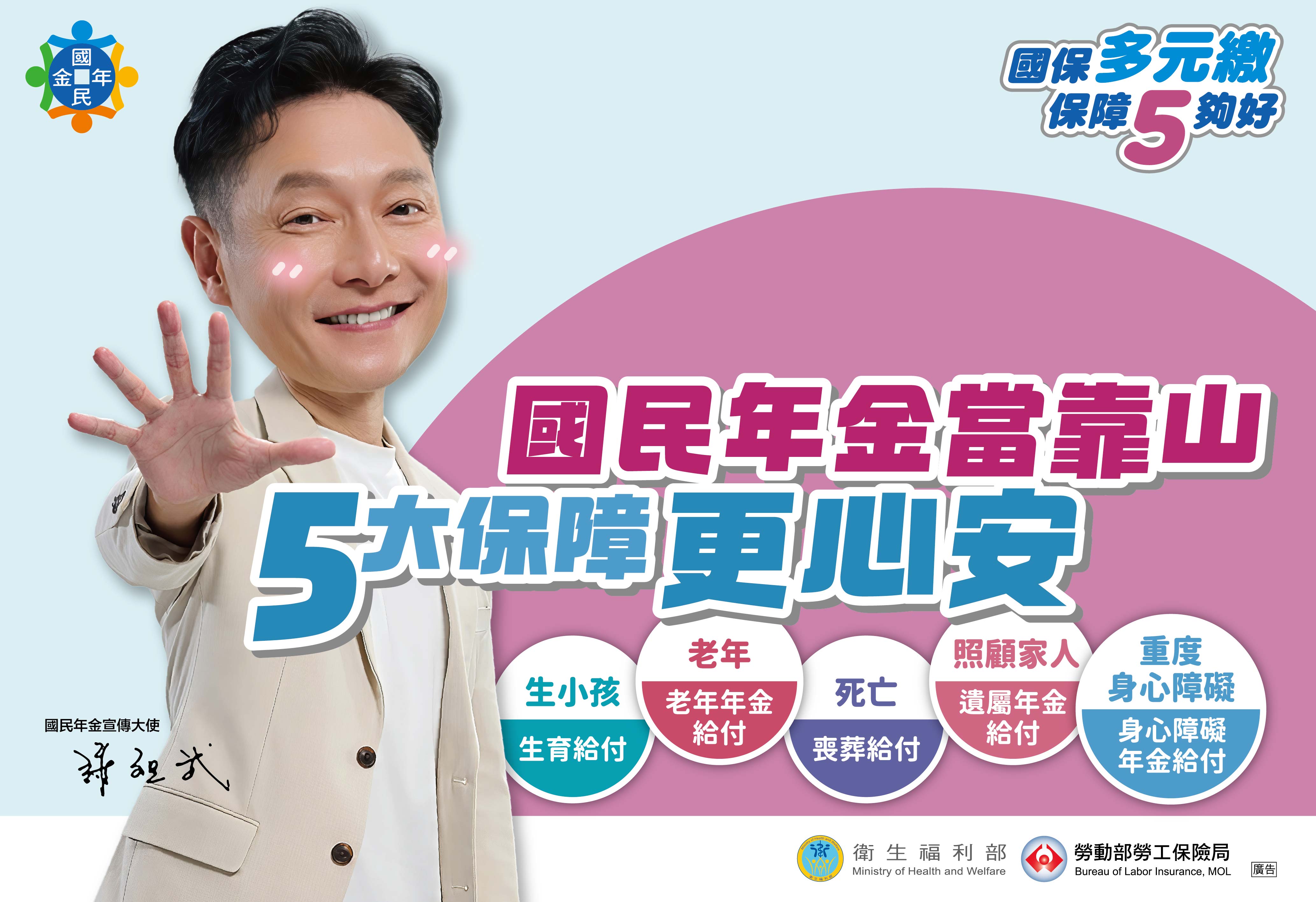 國民年金 五大保障更心安